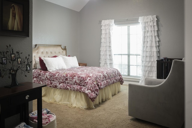 5200 N Fm 105, Vidor, TX 77662 - carpeted bedroom featuring multiple windows and lofted ceiling