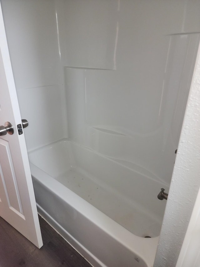 bathroom featuring hardwood / wood-style floors