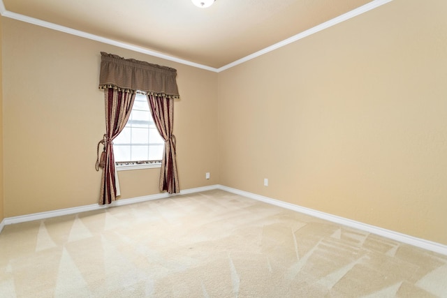 3590 Wheat Dr, Beaumont, TX 77706 - unfurnished room with crown molding and light carpet
