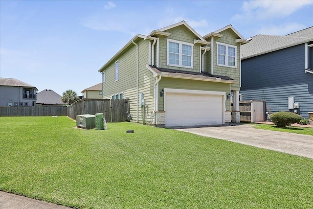 10375 Dominion Ct, Port Arthur, TX 77640 - view of front of home featuring an attached garage and driveway