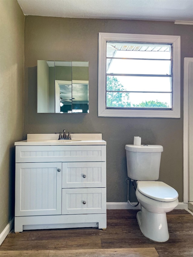 1510 S Timberlane St, Vidor, TX 77662 - bathroom with vanity and wood finished floors