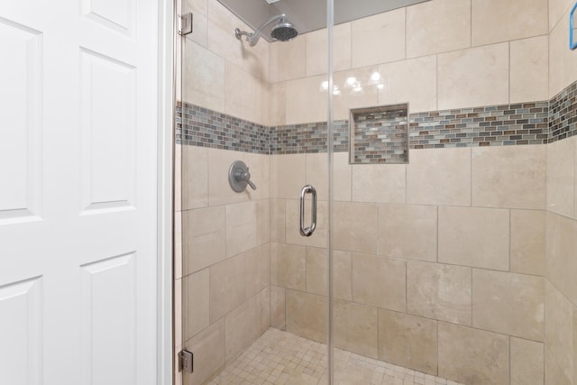 bathroom with walk in shower