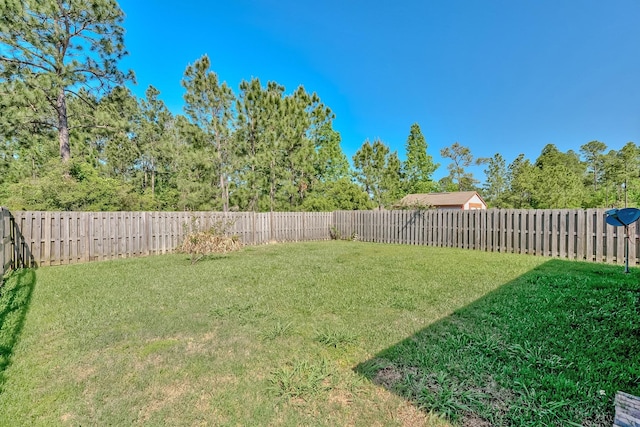 6640 Palace Dr, Lumberton, TX 77657 - view of yard featuring a fenced backyard