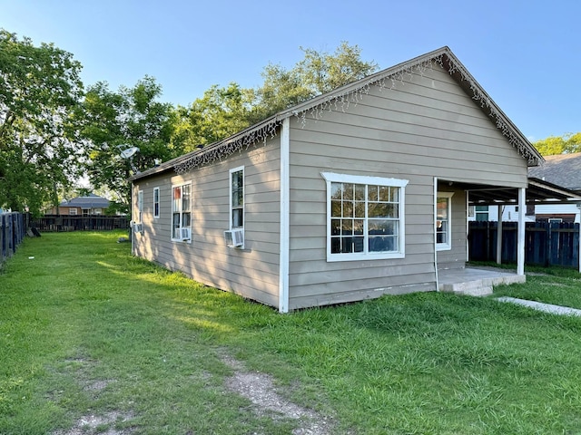 1235 13th St, Street, Port Arthur, TX 77640 - view of home's exterior featuring cooling unit