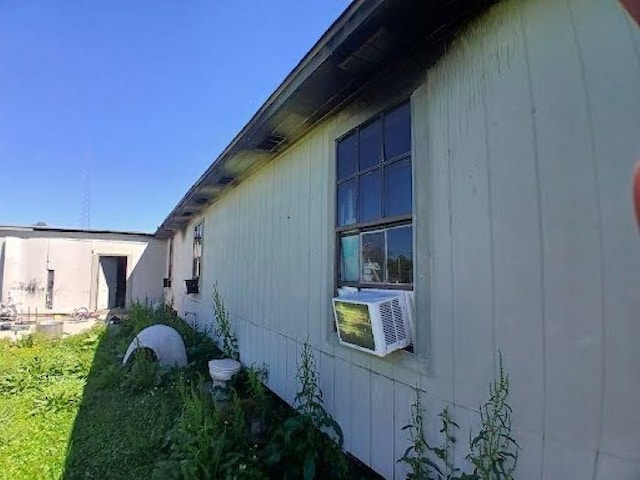 view of property exterior featuring cooling unit