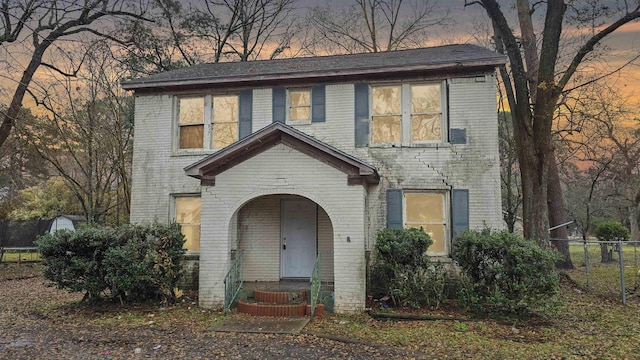 view of front of home