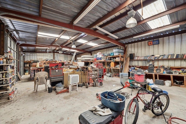 2432 Wespine Dr, Beaumont, TX 77707 - garage featuring a workshop area