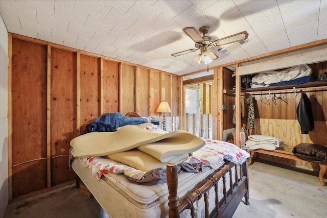 2432 Wespine Dr, Beaumont, TX 77707 - bedroom featuring unfinished concrete flooring