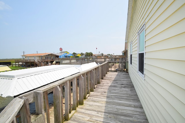 view of deck