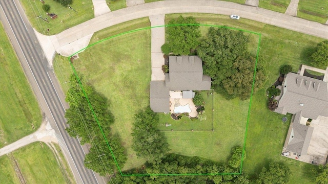 8185 Dawn Dr, Beaumont, TX 77705 - aerial view of property's location with property boundaries highlighted