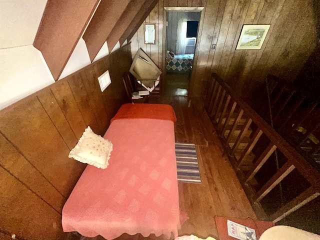 104 Hornbeam Dr, Village Mills, TX 77663 - interior space featuring wooden walls and hardwood / wood-style floors
