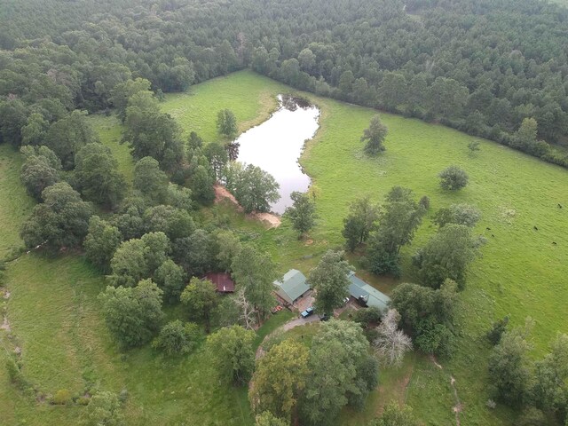 bird's eye view featuring a rural view