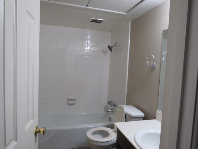 2345 Nall St, Port Neches, TX 77651 - full bath featuring toilet, vanity, and  shower combination