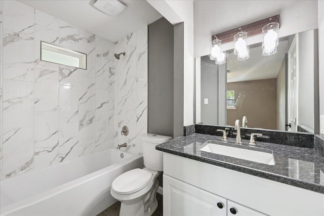 2024 International Ave, Orange, TX 77632 - bathroom featuring vanity, shower / tub combination, and plenty of natural light