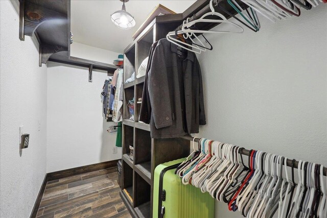 1185 Pinecrest St, Vidor, TX 77662 - walk in closet with wood finished floors