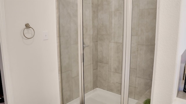 bathroom with walk in shower