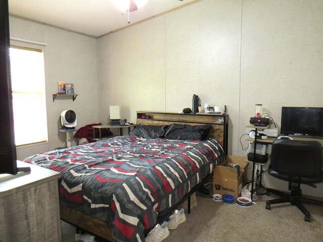 14547 Oak Leaf Loop, Splendora, TX 77372 - carpeted bedroom with a desk