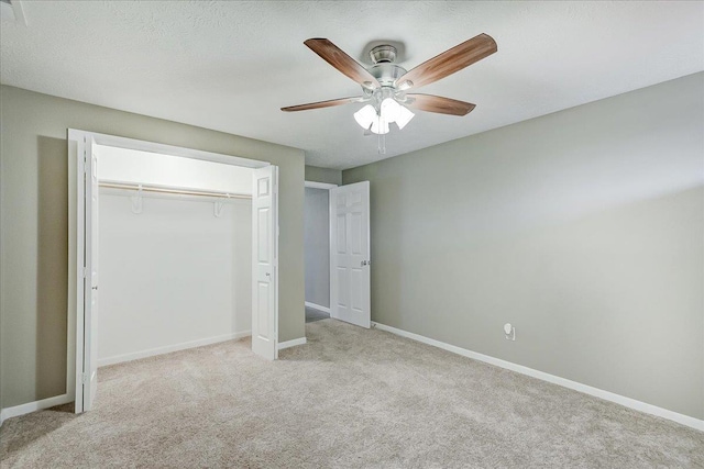 5960 Meadow Way, Beaumont, TX 77707 - unfurnished bedroom featuring carpet flooring, a closet, and baseboards
