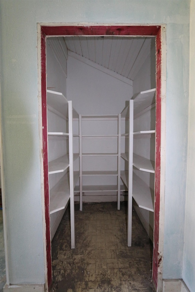 view of storage room
