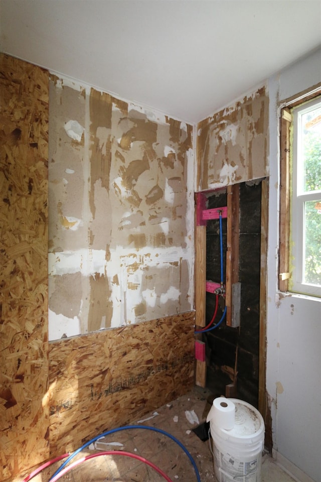 view of spare room