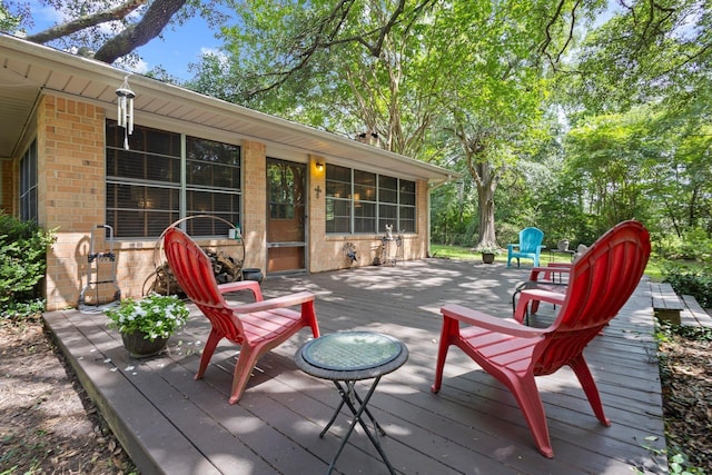 2836 Old Spurger Rd, Silsbee, TX 77656 - view of wooden deck