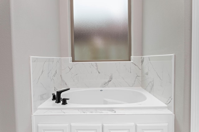 bathroom with a bathtub