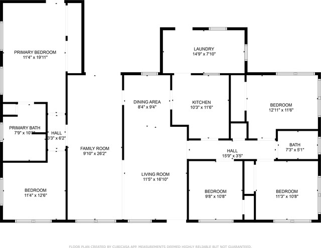 3720 Austin St, Beaumont, TX 77706 - room layout
