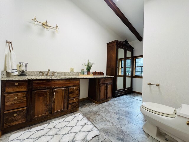 1205 Douglas St, Vidor, TX 77662 - bathroom with vanity and toilet