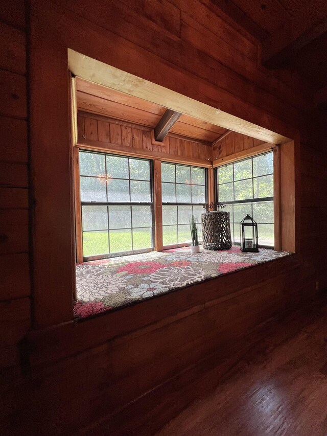 1205 Douglas St, Vidor, TX 77662 - sunroom / solarium with beamed ceiling