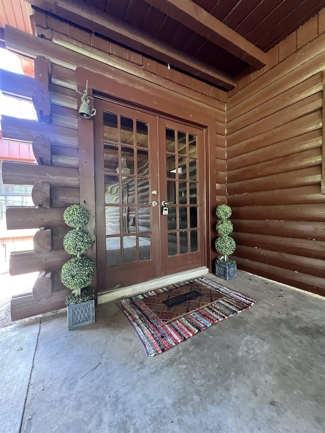 1205 Douglas St, Vidor, TX 77662 - entrance to property with french doors
