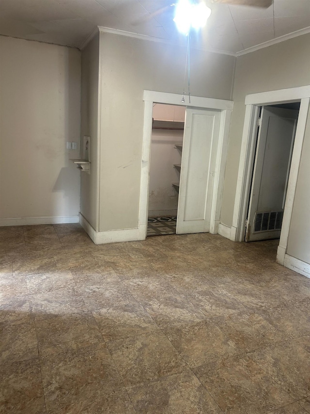 3924 7th St, Port Arthur, TX 77642 - unfurnished bedroom featuring crown molding