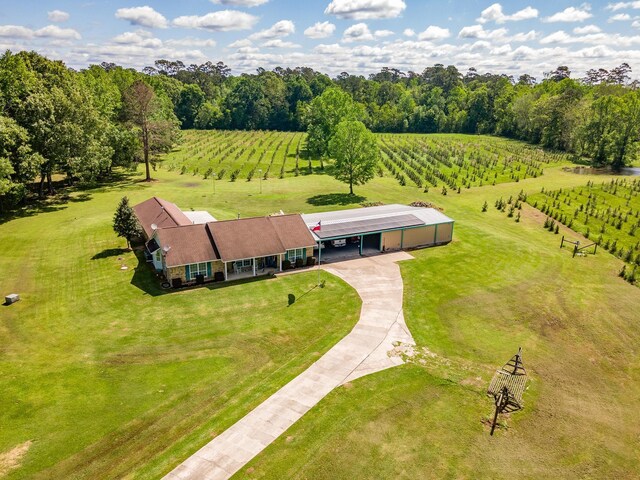 2360 County Road 2071, Hull, TX 77564 - aerial view featuring a rural view
