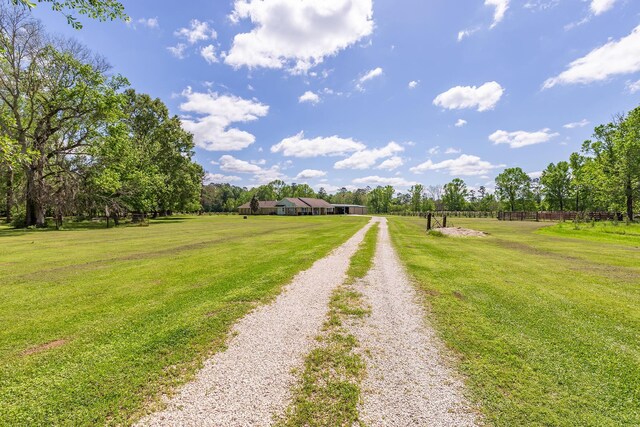 2360 County Road 2071, Hull, TX 77564 - view of road featuring a rural view and driveway