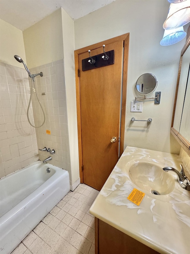 6219 16th St, Port Arthur, TX 77642 - full bathroom with vanity and shower / washtub combination