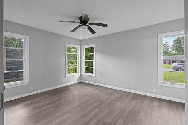 3015 Timberwood Ln, Beaumont, TX 77703 - empty room with wood finished floors, baseboards, and plenty of natural light