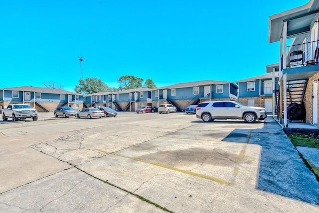 view of car parking