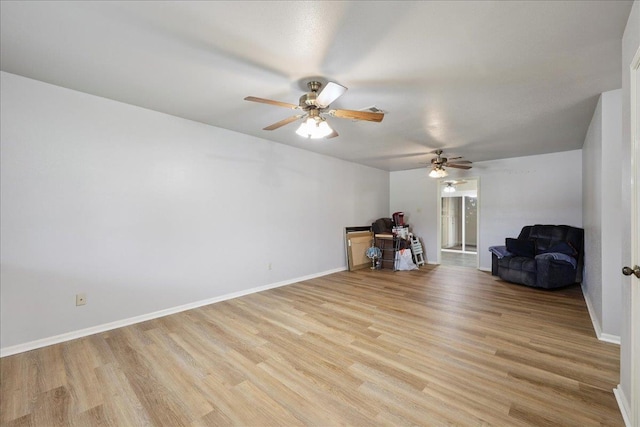 9385 Glen Mdw, Beaumont, TX 77706 - unfurnished room featuring ceiling fan and light wood-style flooring