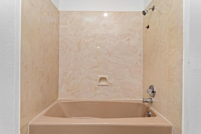 full bathroom with tub / shower combination