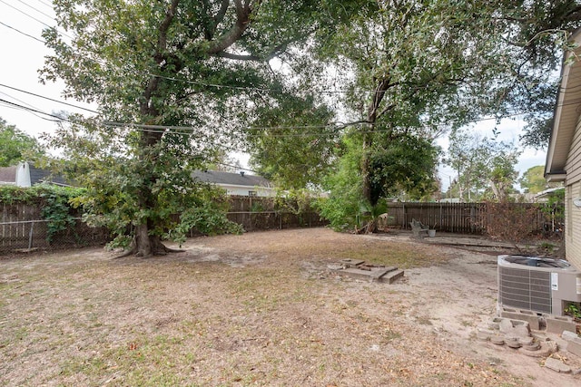 6215 Westgate Dr, Beaumont, TX 77706 - fenced backyard with central AC