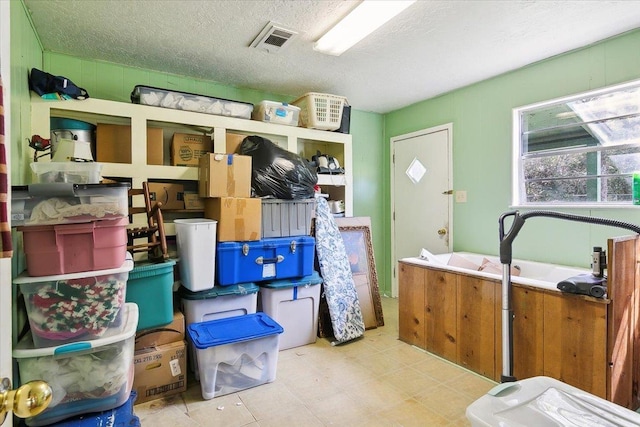 view of storage room