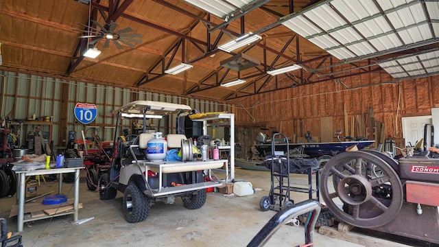 5065 Turner Rd, Orange, TX 77630 - garage featuring metal wall