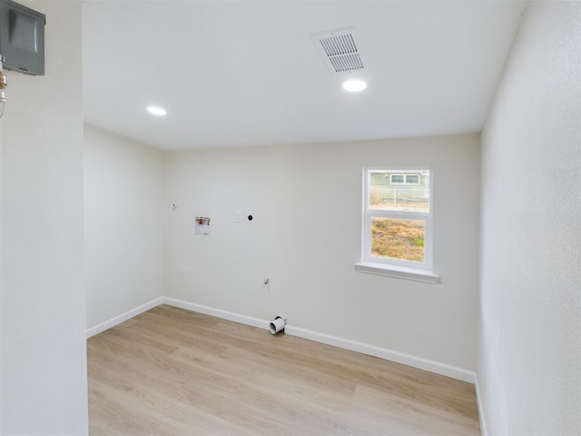 5260 Landry Ln, Beaumont, TX 77708 - laundry area with washer hookup, visible vents, gas dryer hookup, and electric dryer hookup