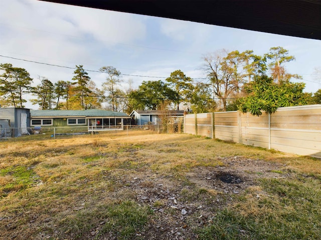 5260 Landry Ln, Beaumont, TX 77708 - view of yard with fence