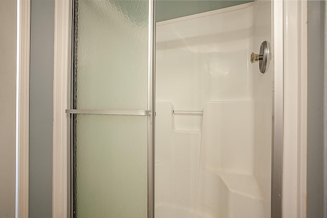 bathroom with an enclosed shower