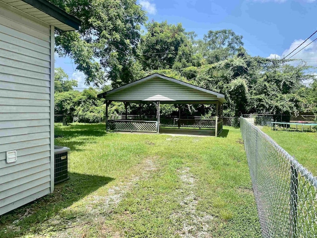 1113 Railroad, Silsbee, TX 77656 - view of yard with view of wooded area