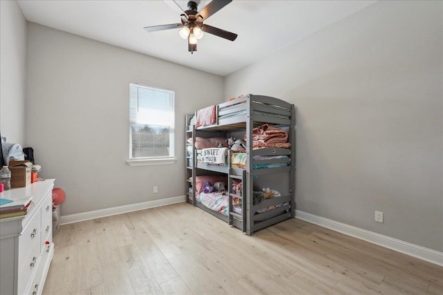 storage featuring a ceiling fan