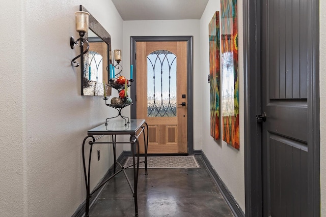 view of doorway to outside