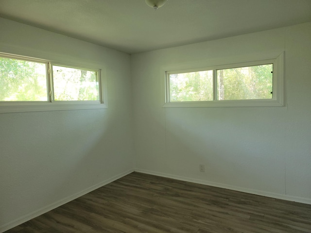 3190 Shivers St, Vidor, TX 77662 - spare room featuring plenty of natural light and dark wood-style flooring