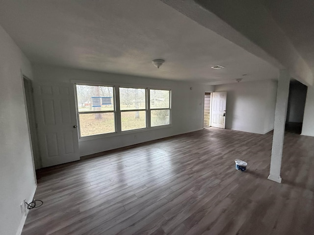 3190 Shivers St, Vidor, TX 77662 - unfurnished living room with wood finished floors