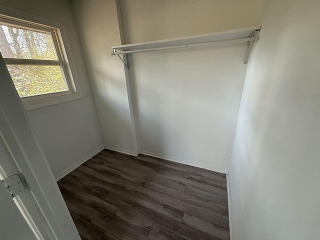 3190 Shivers St, Vidor, TX 77662 - walk in closet featuring dark wood-type flooring